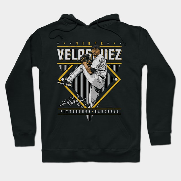 Vince Velasquez Pittsburgh Diamond Name Hoodie by Jesse Gorrell